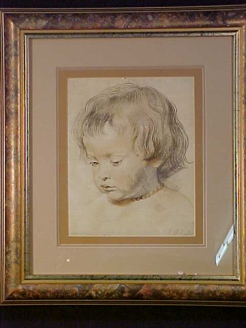 AA RUBBENS PRINT - LITHOGRAPH