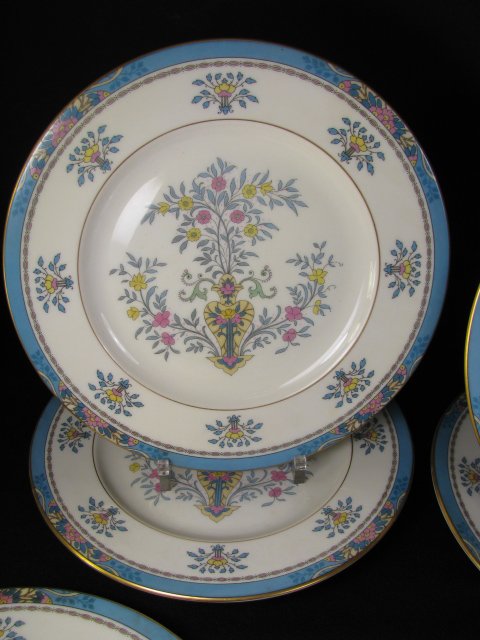 ELEVEN 9" LENOX LUNCHEON PLATES BLUE TREE PATTERN - 2