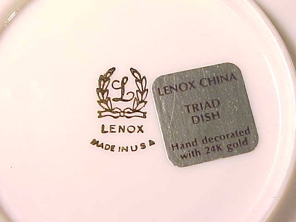 LENOX PORCELAIN SERVING DISHES 2 PC - 3