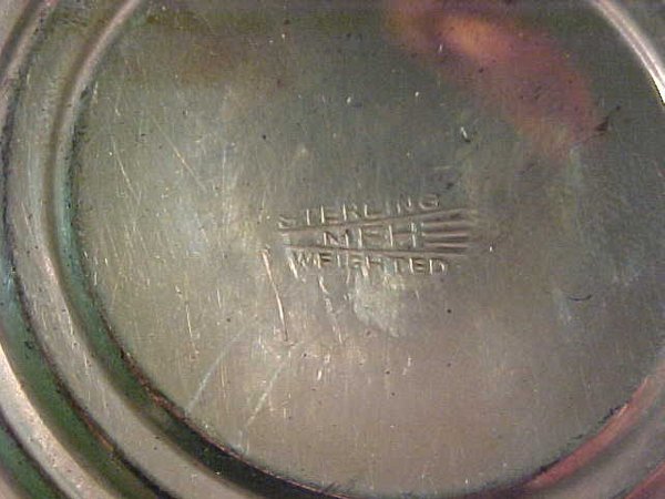 GROUP STERLING SILVER PLATES COMPOTE ETC - 5