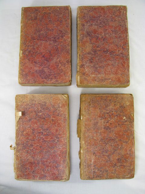 FOUR 18TH CENTURY DUTCH LITERARY PROOF BOOKS: Four Dutch proof works (1782 1784 1788 1791) on language, poetry and knowledge. Proeve Van Taal-En Dichtkunde, by B. Huydecoper, F. Van Lelyveld, Published by A. en J. Honkoop. All have soft cover wra