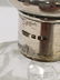 THREE ANTIQUE CUT CRYSTAL & STERLING SILVER BOTTLE - 7