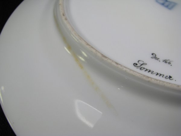 ROYAL VIENNA HAND PAINTED CABINET PLATE WAGNER - 10