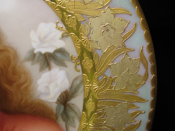 ROYAL VIENNA HAND PAINTED CABINET PLATE WAGNER - 4