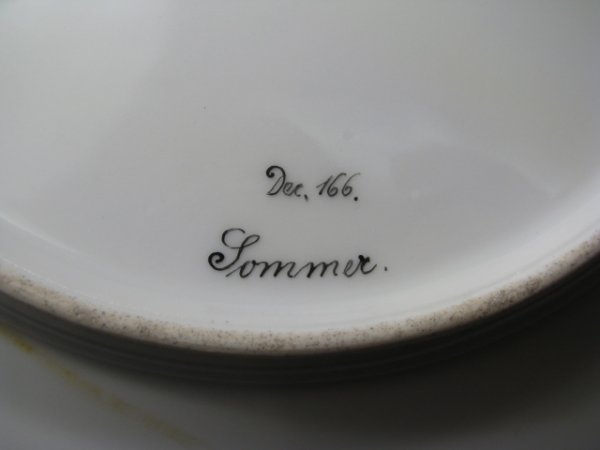 ROYAL VIENNA HAND PAINTED CABINET PLATE WAGNER - 8