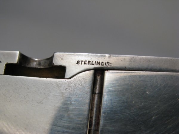 STERLING SILVER TIFFANY & CO LADIES COMPACT c 1920 - 10