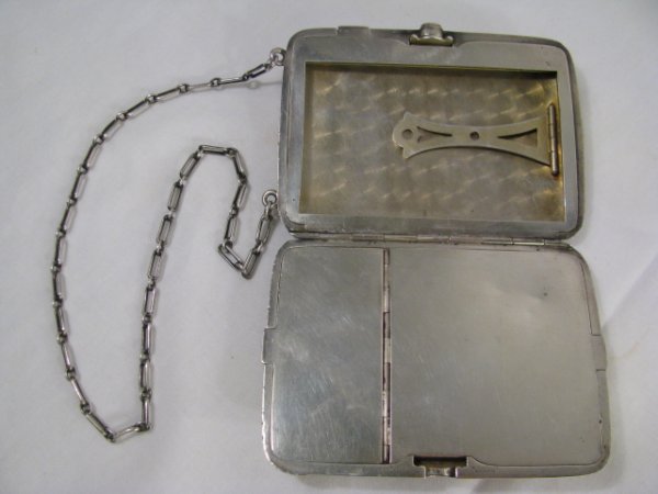 STERLING SILVER TIFFANY & CO LADIES COMPACT c 1920 - 6