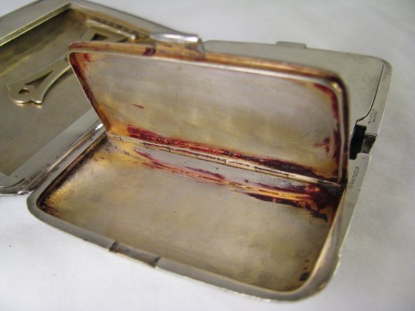STERLING SILVER TIFFANY & CO LADIES COMPACT c 1920 - 8