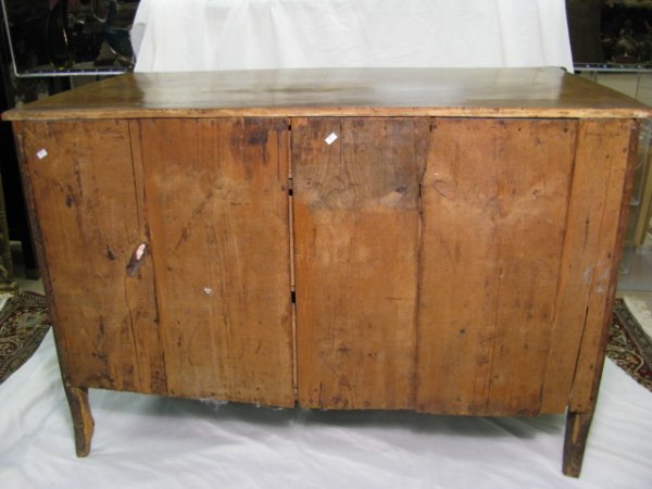 19TH C ITALIAN BOMBE BURLED WOOD CHEST