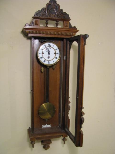 GUSTAVE BECKER VIENNA REGULATOR CLOCK - 4