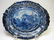 232: STAFFORDSHIRE DARK BLUE TRANSFER PLATE: SCENIC