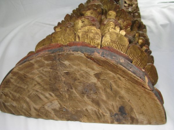 BALINESE TEMPLE STATUE WOOD CARVED & PAINTED - 10