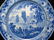 589: STAFFORDSHIRE BLUE TRANSFER PLATE SCENIC PATTERN - 2