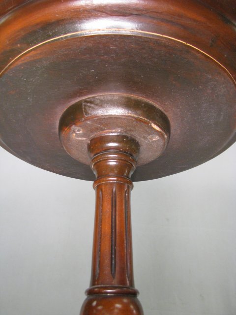 3 TIER WOOD PIE CRUST TABLE W/ CLAW & BALL FEET - 8