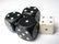 661: 19th CENTURY WOOD INLAY GAME BOARD BOX DIE & CUPS - 10
