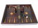 661: 19th CENTURY WOOD INLAY GAME BOARD BOX DIE & CUPS