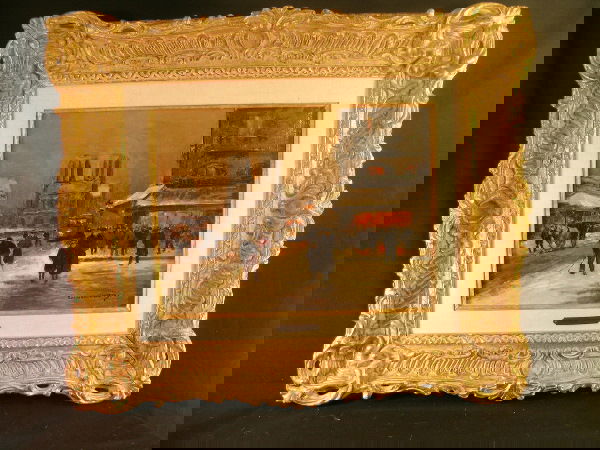 EDOUARD CORTES OIL PAINTING NOTRE DAME ORIGINAL: EDOUARD CORTES OIL PAINTING NOTRE DAME ORIGINAL - Fully guaranteed original Edouard Cortes (1882 - 1969). Oil on canvas Nortre Dame vue de la place St. Michel, signed lower right corner. Measures 12 3