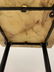 ANTIQUE VICTORIAN PAINTED METAL & ONYX SIDE TABLE - 8