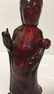 CHINESE CARVED AMBER GUANYIN BODHISATTVA SCULPTURE - 3