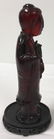 CHINESE CARVED AMBER GUANYIN BODHISATTVA SCULPTURE - 7