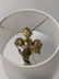 VINTAGE FREDERICK COOPER PAINTED PORCELAIN LAMP - 13