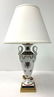 VINTAGE FREDERICK COOPER PAINTED PORCELAIN LAMP