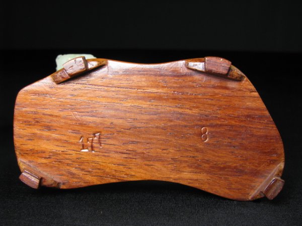 19TH CENTURY CHINESE CARVED JADE HORSE - 8