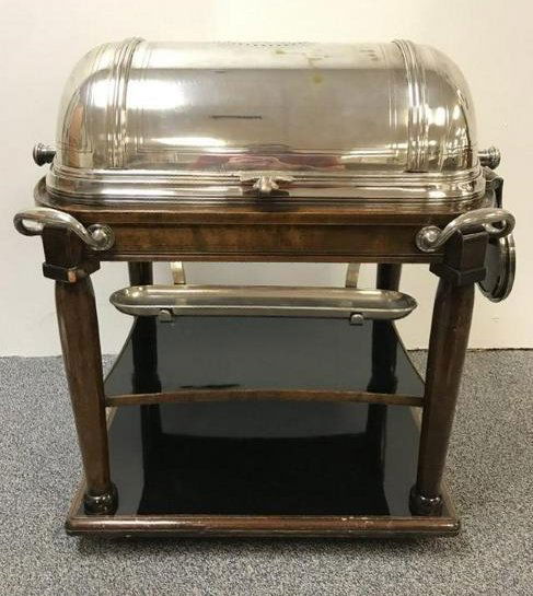 CHRISTOFLE STYLE SILVER PLATED CARVING TROLLEY (1 of 20)