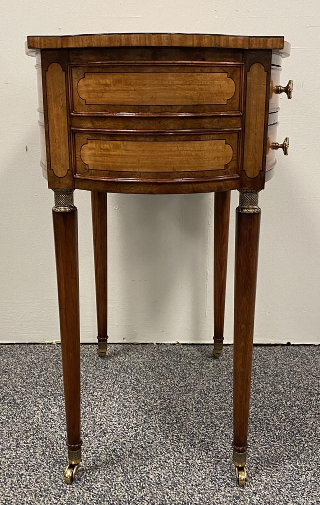 THEODORE ALEXANDER PARQUETRY INLAID SIDE TABLE (1 of 17)