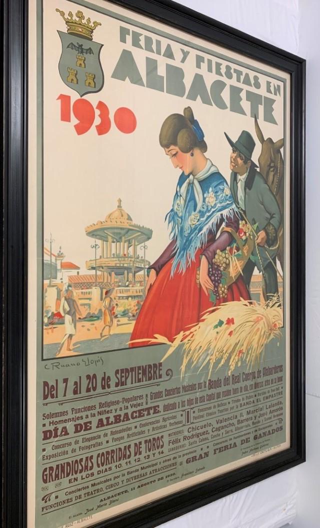 VINTAGE CARLOS RUANO LLOPIS STONE LITHOGRAPH POSTER (1 of 20)