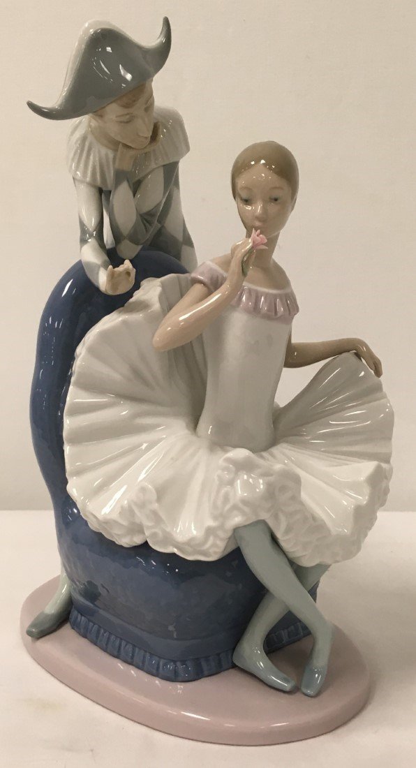 NAO BY LLADRO PORCELAIN HARLEQUIN & BALLERINA (1 of 14)