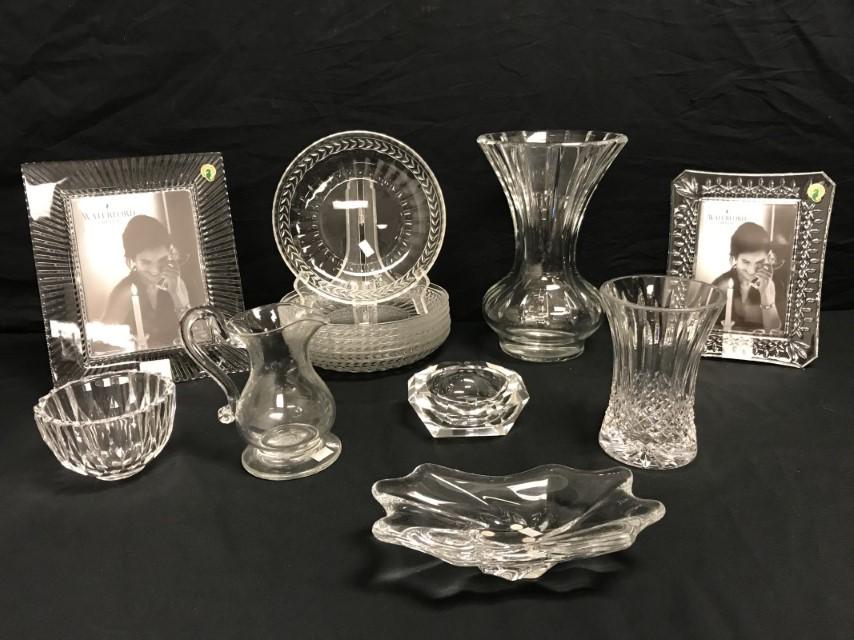 ESTATE CRYSTAL LOT WATERFORD BACCARAT ORREFORS 15p (1 of 16)
