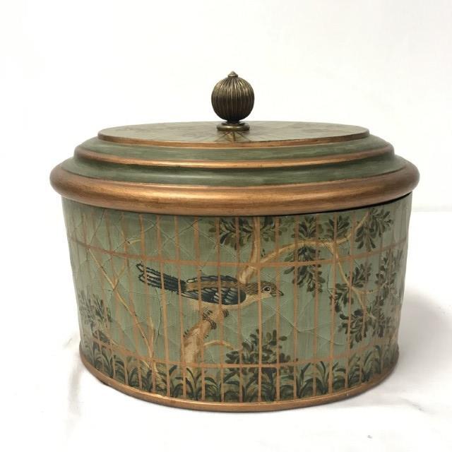 OVAL COVERED BOX BY MAITLAND-SMITH: BIRD DESIGN (1 of 9)