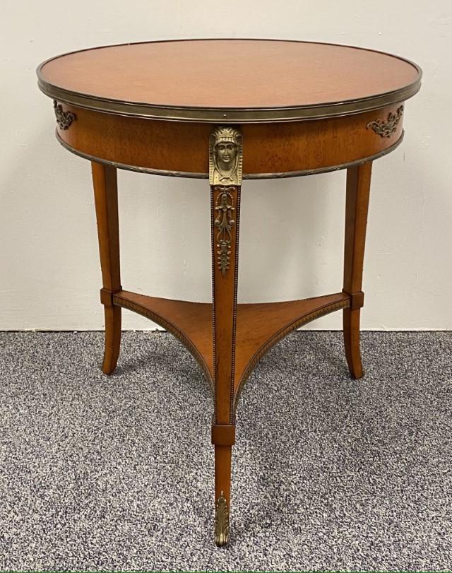 JOHN WIDDICOMB ROUND LOUIS XVI STYLE SIDE TAB (1 of 10)