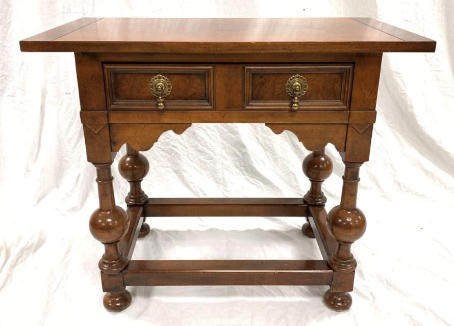 BAKER JACOBEAN STYLE MAHOGANY SIDE TABLE (1 of 12)