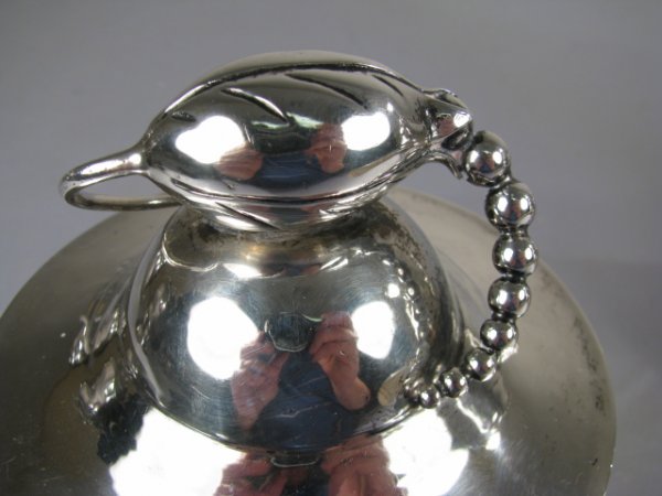 DEMATTEO 7 PC STERLING SILVER BLOSSOM TEA SET - 5