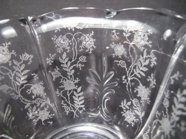 7 PIECES GLASS AND STERLING MOUNTED GLASS OBJECTS - 8