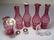 313: ANTIQUE AMERICAN VICTORIAN CRANBERRY GLASS CRUET - 4