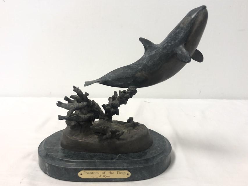 J. WYATT BRONZE SCULPTURE: PHANTOM OF THE DEEP (1 of 11)