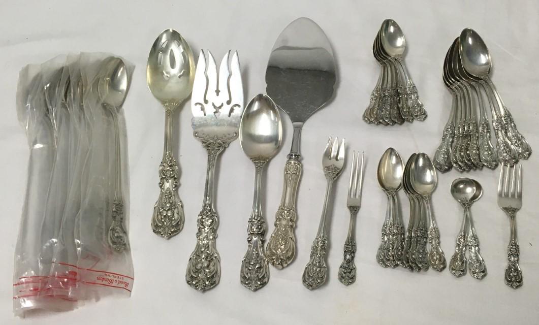 REED & BARTON "FRANCIS I" STERLING SILVER FLATWARE (1 of 11)