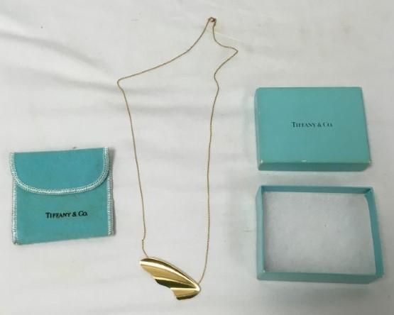ELSA PERETTI FOR TIFFANY & CO 18K YG WING NECKLACE (1 of 7)