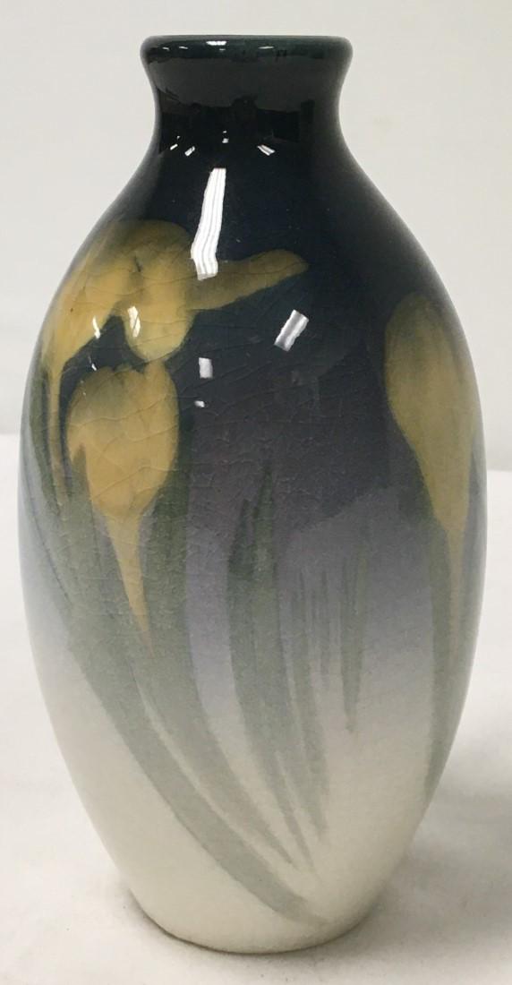 ANTIQUE ROOKWOOD YELLOW CROCUS VASE #732C (1 of 4)