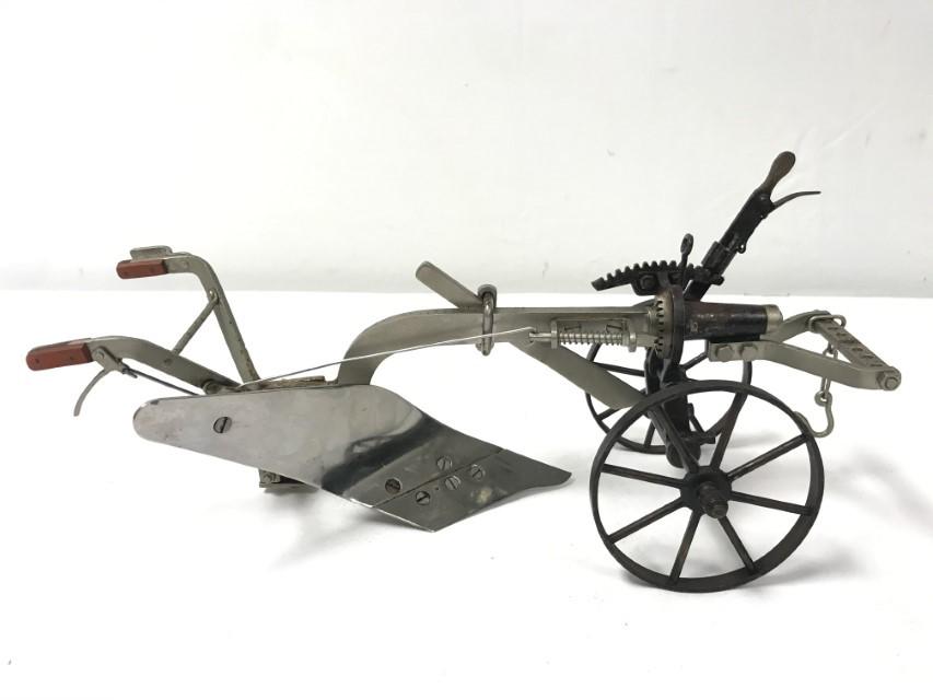 EARLY 20TH C SALESMAN SAMPLE WALKING FIELD PLOW (1 of 20)