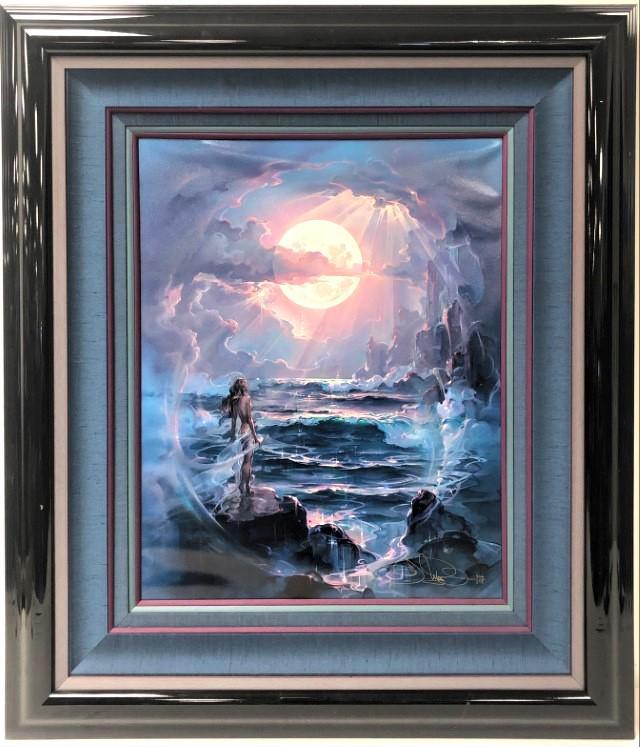 JOHN PITRE LIMITED EDITION GICLEE ON CANVAS: MOON (1 of 12)