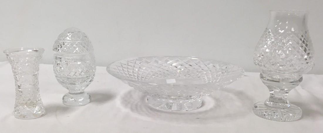 ASSORTED WATERFORD CRYSTAL "ALANA" ETC. 4 PCS (1 of 8)