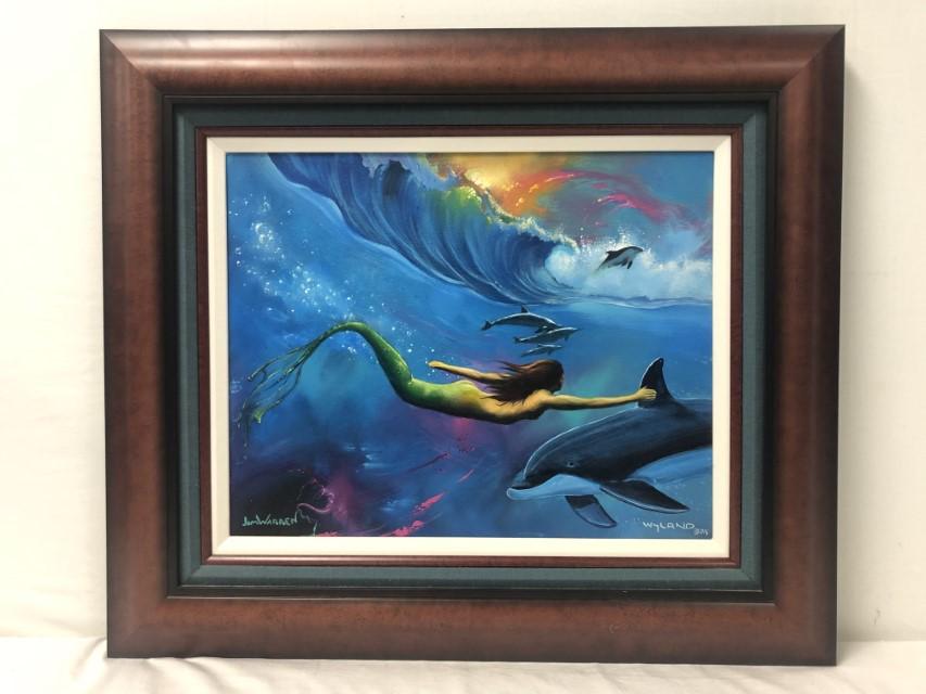 JIM WARREN & ROBERT WYLAND, OIL ON CANVAS PAINTING (1 of 14)
