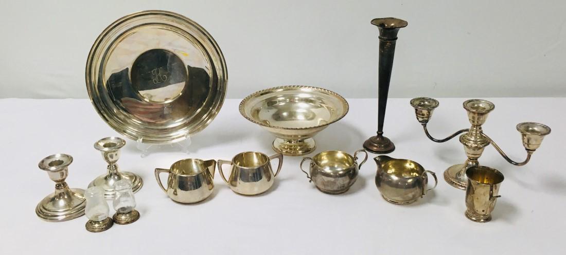 ESTATE LOT STERLING SILVER: 13 PCS (1 of 20)