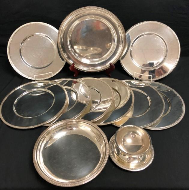 CHRISTOFLE S.P. MALMAISON CHARGERS & DISHES 11 PCS (1 of 11)