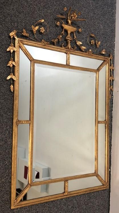 VINTAGE FRIEDMAN BROTHERS GILTWOOD WALL MIRROR (1 of 10)
