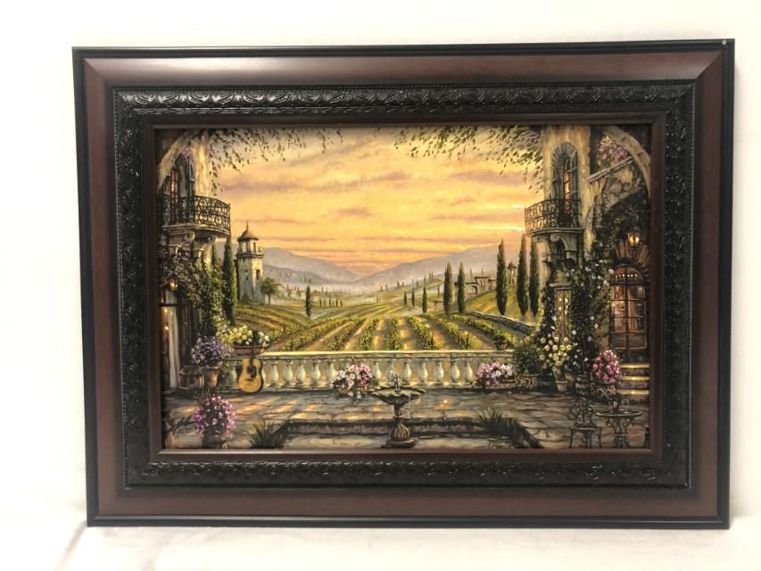 ROBERT FINALE L/E HAND SIGNED GICLEE: A TUSCAN VIE (1 of 11)